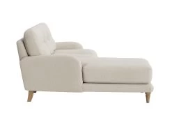 Large Left Hand Sugar Bum Chaise Sofa In Thatch House Fabric -furniture sugar bum chaise sofa 2