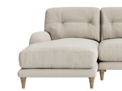 Large Left Hand Sugar Bum Chaise Sofa In Thatch House Fabric -furniture sugar bum chaise sofa 3