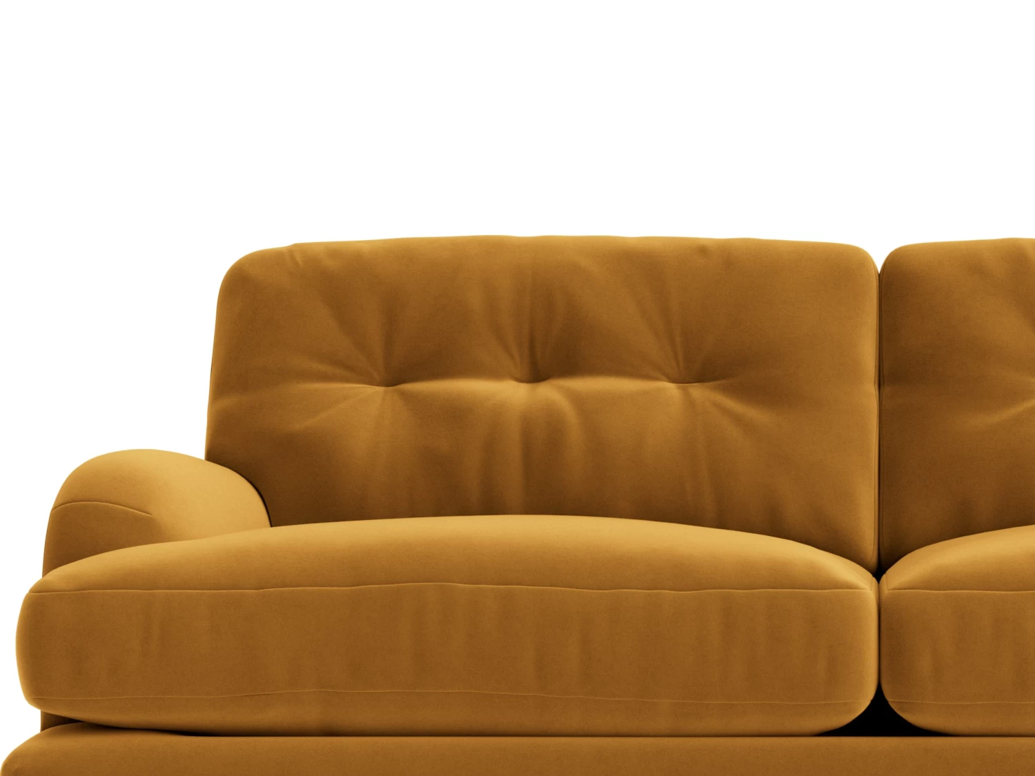 Large Sugar Bum Sofa In Butterscotch Clever Velvet 4 Large Sugar Bum Sofa In Butterscotch Clever Velvet - Image 4
