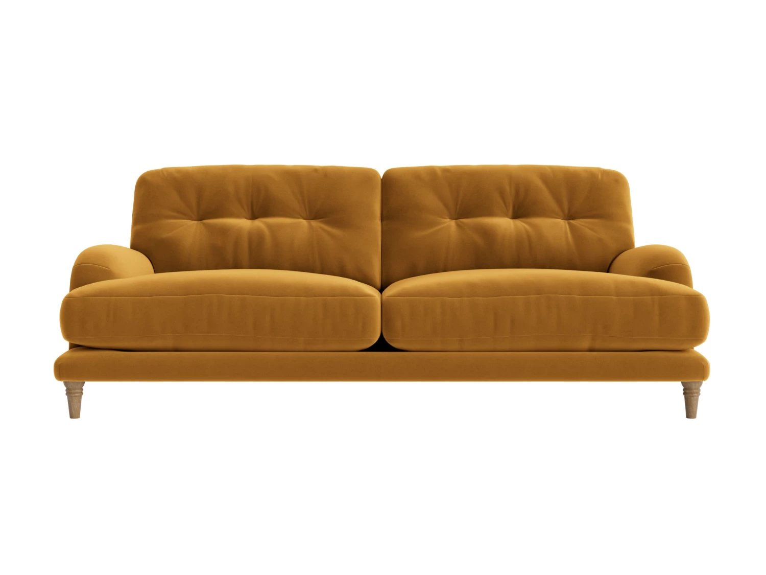 Large Sugar Bum Sofa In Butterscotch Clever Velvet 1 Large Sugar Bum Sofa In Butterscotch Clever Velvet