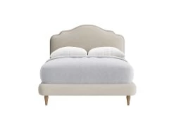 Double Sugar Puff Bed In Thatch House Fabric -furniture sugar puff bed