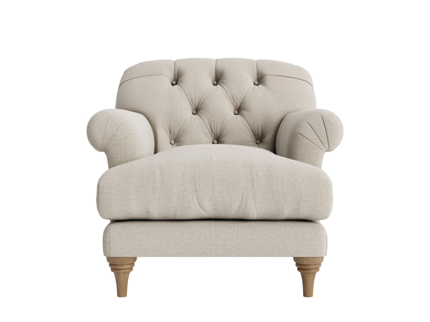 Truffle Armchair In Thatch House Fabric 4 Truffle Armchair In Thatch House Fabric - Image 4