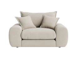 Wodge Love Seat In Thatch House Fabric