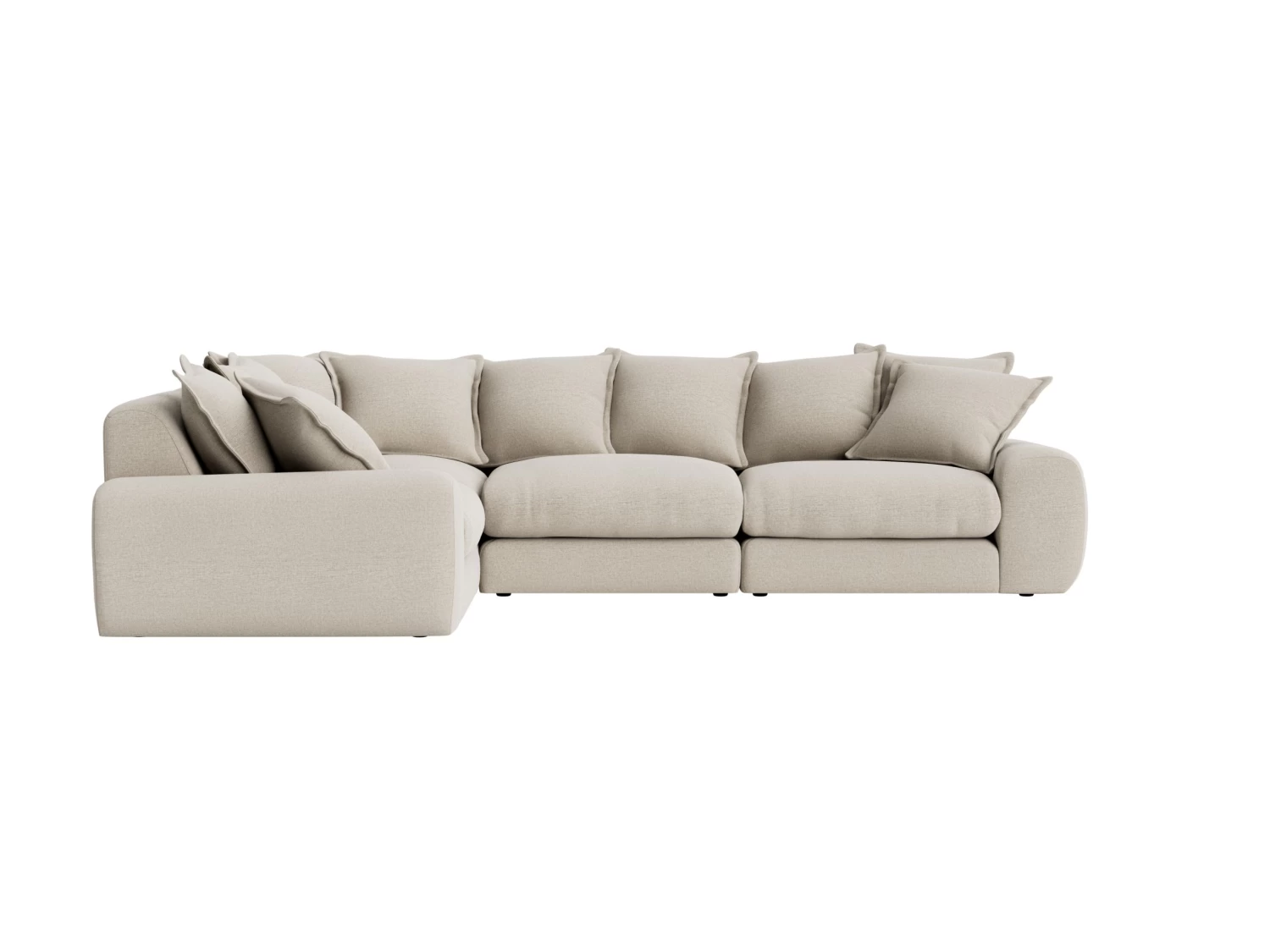 Wodge Modular Corner Sofa Large Left Hand In Thatch House Fabric 4 Wodge Modular Corner Sofa Large Left Hand In Thatch House Fabric - Image 4